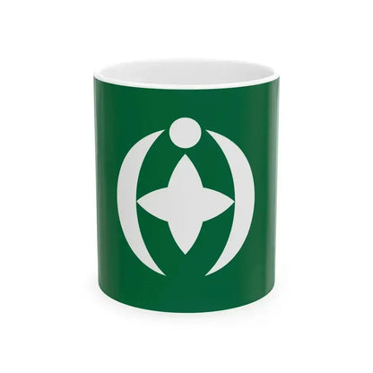 Flag of Chiba Chiba Japan - White Coffee Mug 11oz - Go Mug Yourself