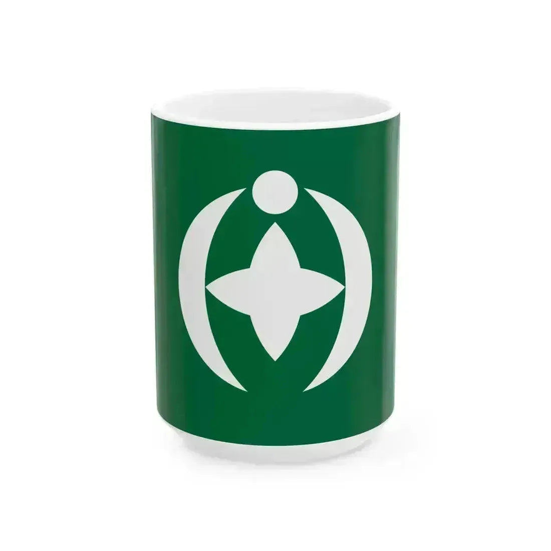 Flag of Chiba Chiba (Japan) White Coffee Mug 15oz - Go Mug Yourself