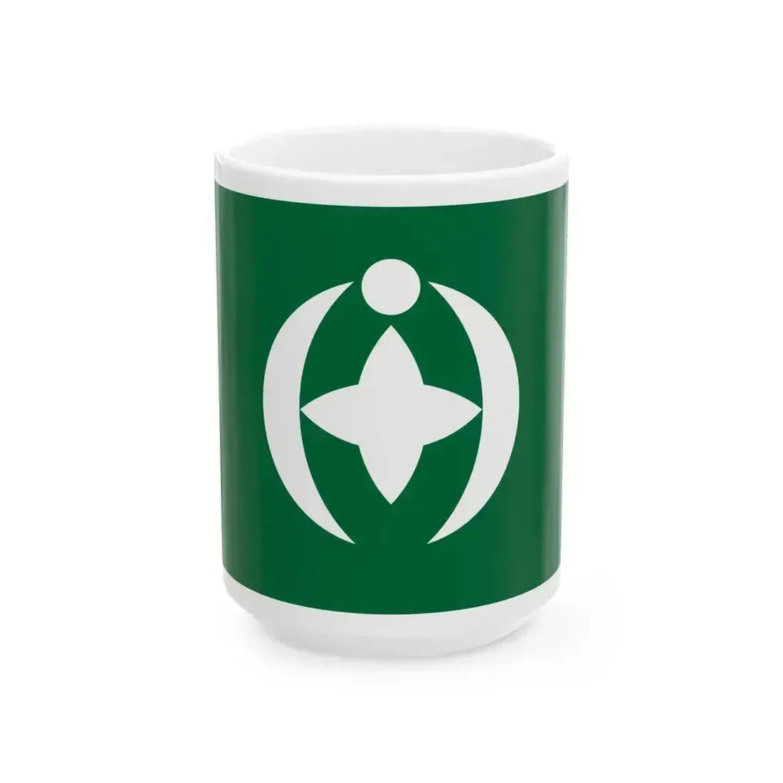 Flag of Chiba Chiba Japan - White Coffee Mug 15oz - Go Mug Yourself