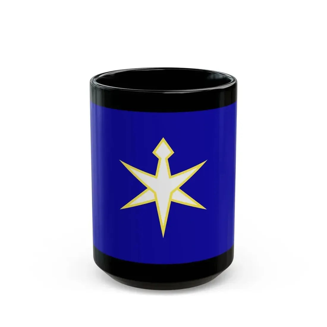 Flag of Chiba Prefecture Japan - Black Coffee Mug 15oz - Go Mug Yourself