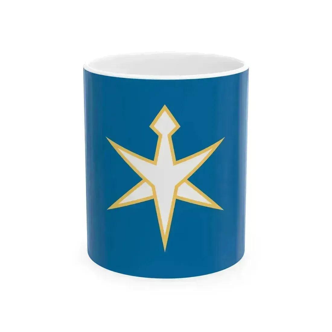 Flag of Chiba Prefecture (Japan) White Coffee Mug 11oz - Go Mug Yourself