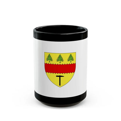 Flag of Chibougamau Canada - Black Coffee Mug-15oz-Go Mug Yourself