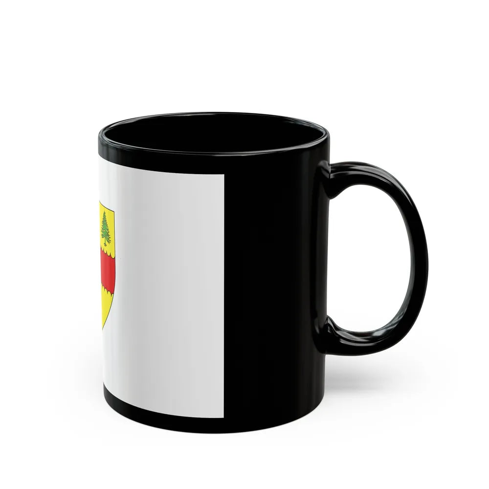 Flag of Chibougamau Canada - Black Coffee Mug-Go Mug Yourself