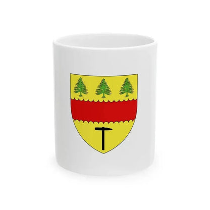 Flag of Chibougamau (Canada) White Coffee Mug 11oz - Go Mug Yourself