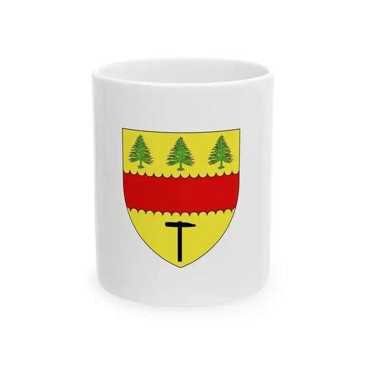 Flag of Chibougamau (Canada) White Coffee Mug 11oz - Go Mug Yourself