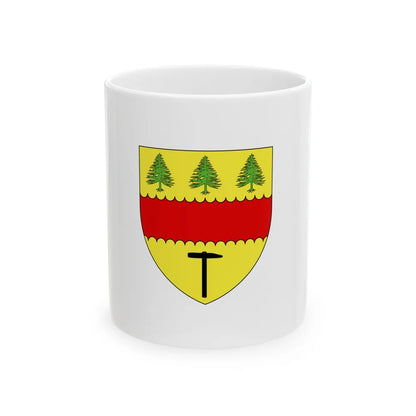 Flag of Chibougamau Canada - White Coffee Mug-11oz-Go Mug Yourself