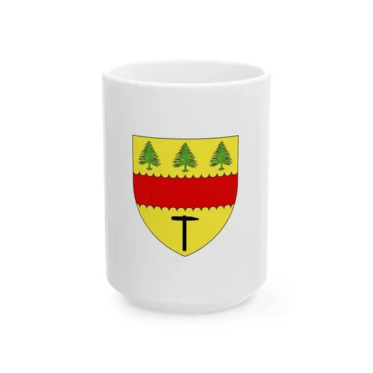 Flag of Chibougamau Canada - White Coffee Mug 15oz - Go Mug Yourself