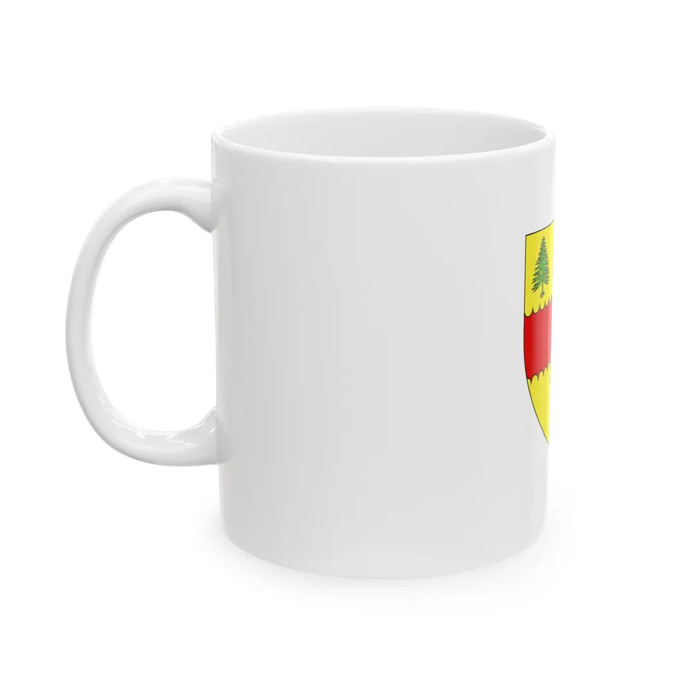 Flag of Chibougamau Canada - White Coffee Mug-Go Mug Yourself