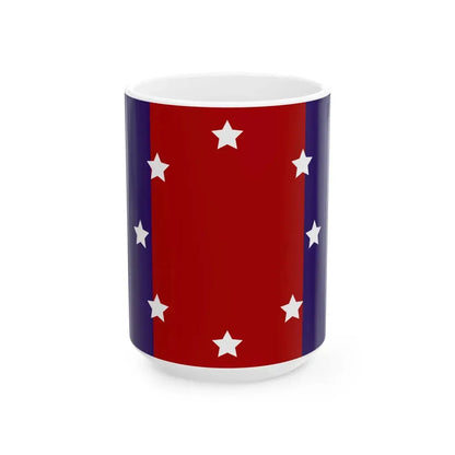 Flag of Chicago Heights Illinois (United States) White Coffee Mug 15oz - Go Mug Yourself