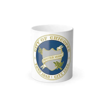 Flag of Chicopee, Massachusetts - Color Changing Coffee Mug 11oz - Go Mug Yourself