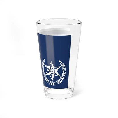 Flag of Chief of Israel Police (Israel) Pint Glass 16oz - Go Mug Yourself