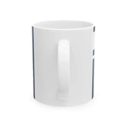 Flag of Chief of Israel Police (Israel) White Coffee Mug - Go Mug Yourself