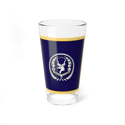 Flag of Chief of Somaliland Police Force (Mali) Pint Glass 16oz 16oz - Go Mug Yourself