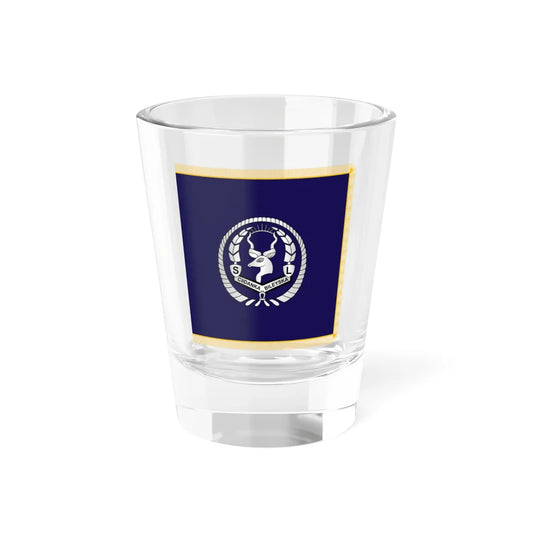 Flag of Chief of Somaliland Police Force (Mali) Shot Glass 1.5oz 1.5oz - Go Mug Yourself