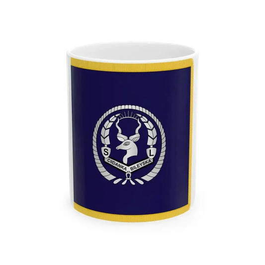 Flag of Chief of Somaliland Police Force (Mali) White Coffee Mug 11oz - Go Mug Yourself