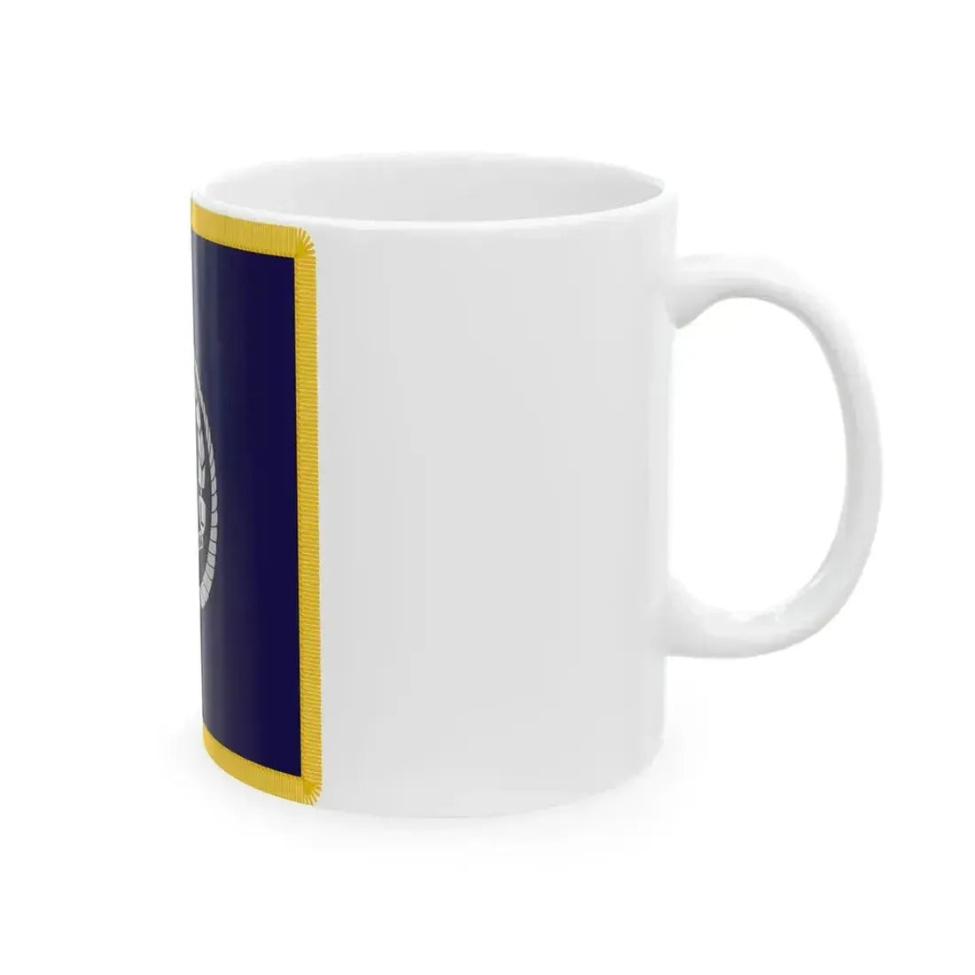 Flag of Chief of Somaliland Police Force (Mali) White Coffee Mug - Go Mug Yourself