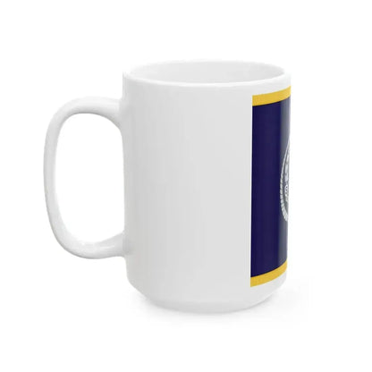 Flag of Chief of Somaliland Police Force (Mali) White Coffee Mug - Go Mug Yourself