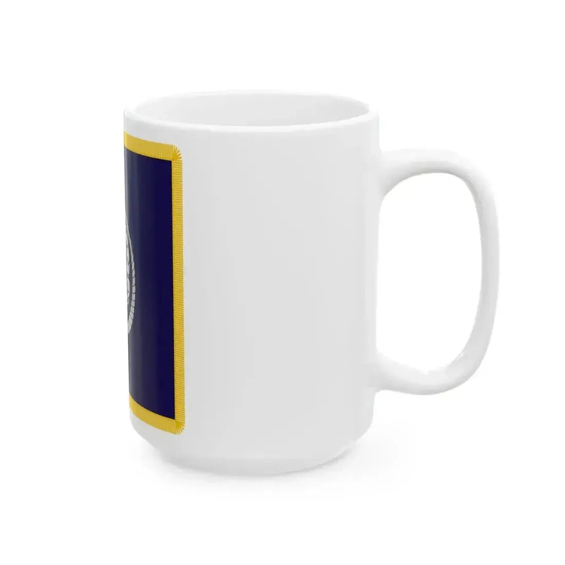Flag of Chief of Somaliland Police Force (Mali) White Coffee Mug - Go Mug Yourself