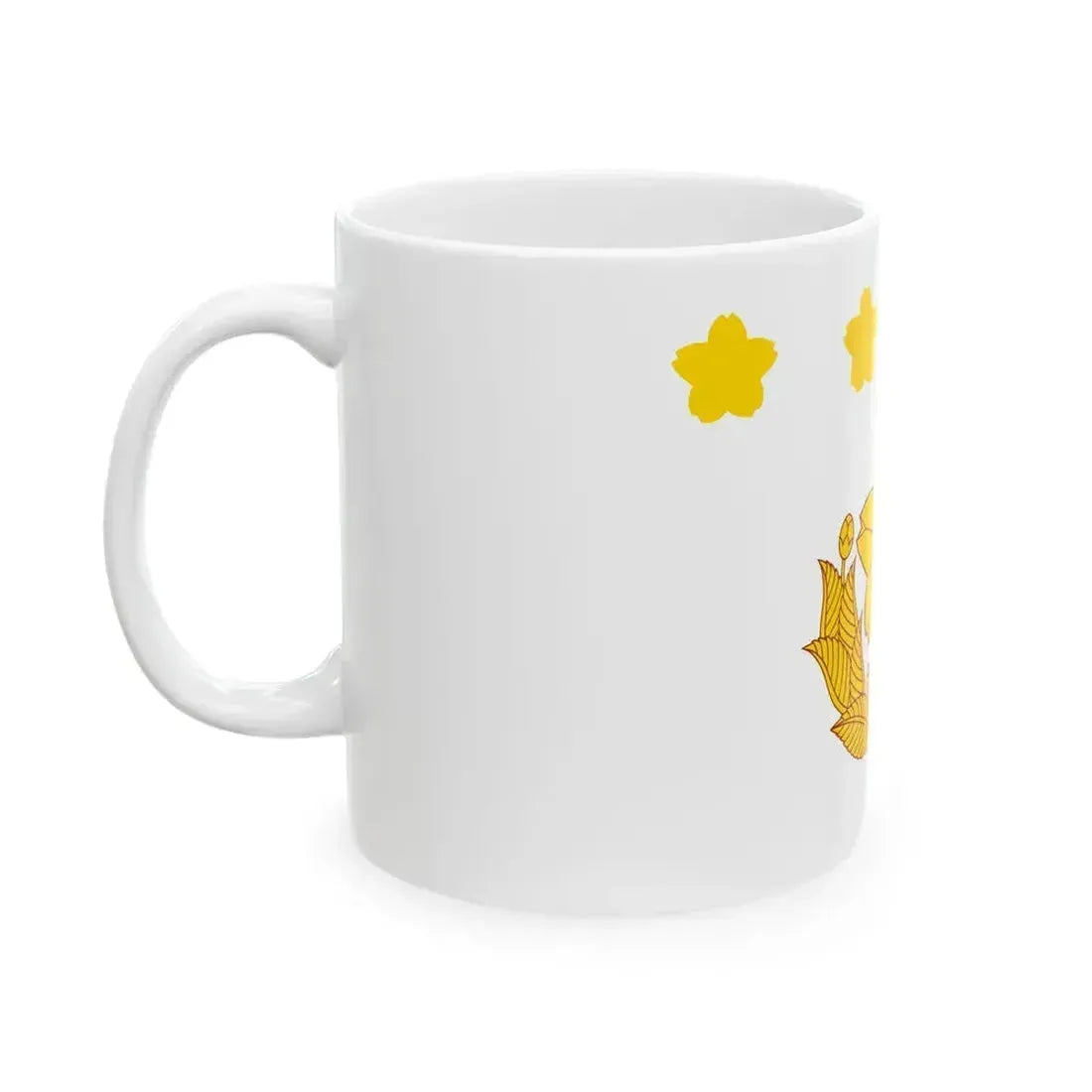 Flag of Chief of Staff of the Ground Self-Defense Force Japan (Japan) White Coffee Mug - Go Mug Yourself