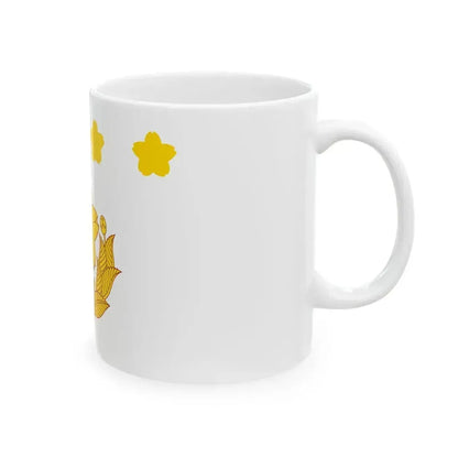 Flag of Chief of Staff of the Ground Self-Defense Force Japan (Japan) White Coffee Mug - Go Mug Yourself