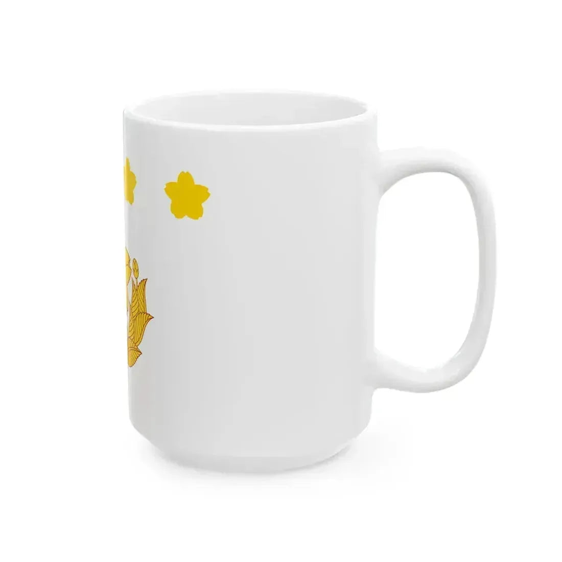 Flag of Chief of Staff of the Ground Self-Defense Force Japan (Japan) White Coffee Mug - Go Mug Yourself