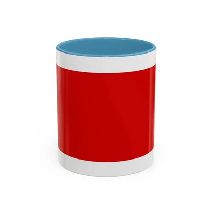 Flag of Chieti Italy - Accent Coffee Mug 11oz Light Blue - Go Mug Yourself