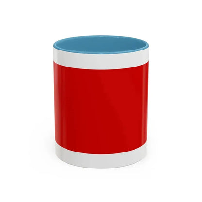 Flag of Chieti Italy - Accent Coffee Mug 11oz Light Blue - Go Mug Yourself