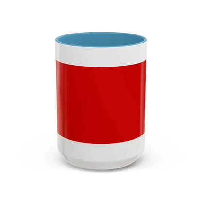 Flag of Chieti Italy - Accent Coffee Mug 15oz Light Blue - Go Mug Yourself