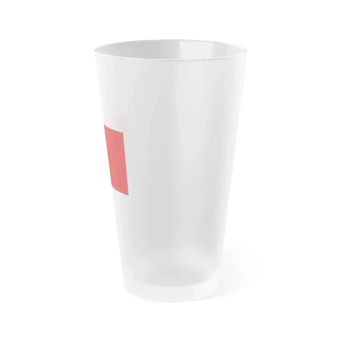 Flag of Chieti Italy - Frosted Pint Glass 16oz - Go Mug Yourself