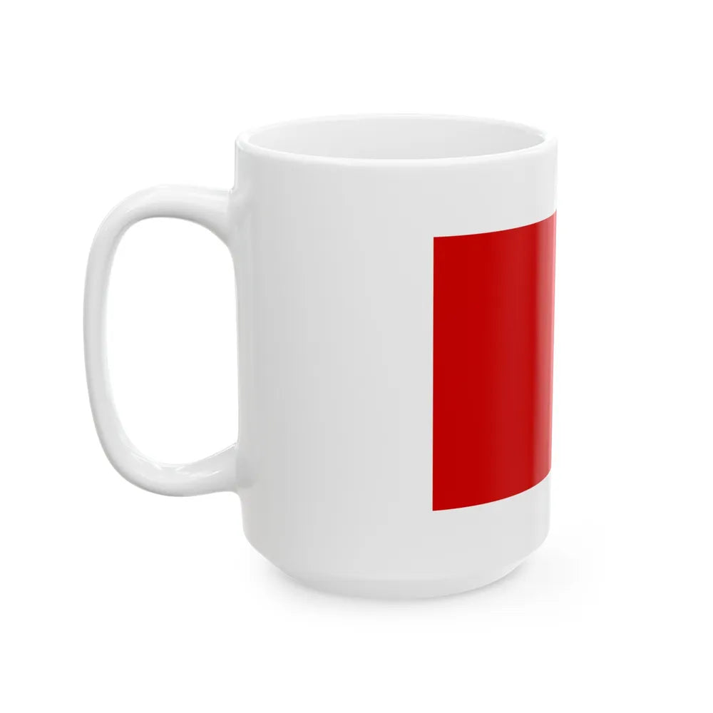 Flag of Chieti Italy - White Coffee Mug-Go Mug Yourself