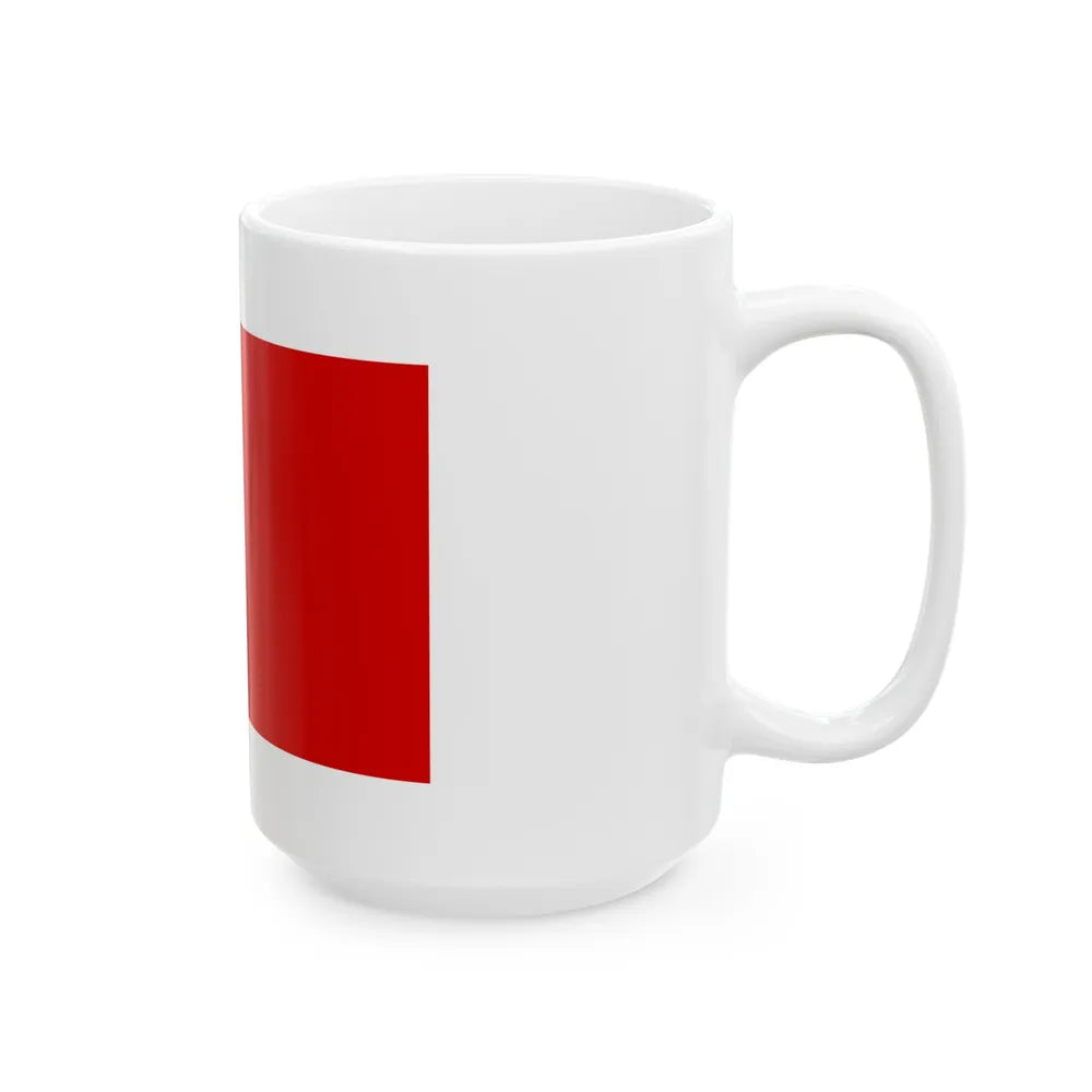 Flag of Chieti Italy - White Coffee Mug-Go Mug Yourself