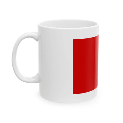 Flag of Chieti Italy - White Coffee Mug-Go Mug Yourself