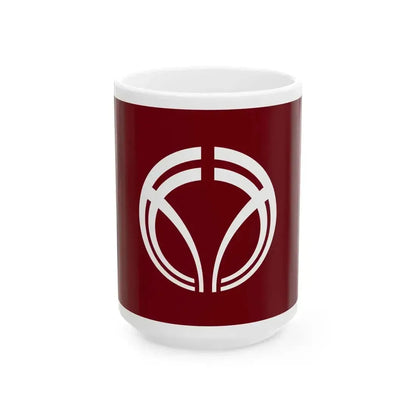 Flag of Chijiwa Nagasaki 1962-2005 (Japan) White Coffee Mug 15oz - Go Mug Yourself