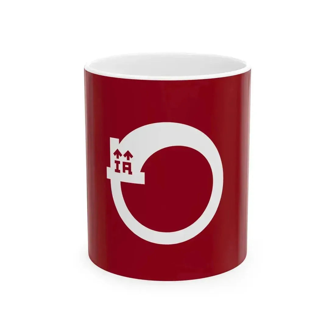 Flag of Chikugo Fukuoka no text (Japan) White Coffee Mug 11oz - Go Mug Yourself