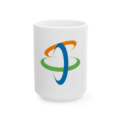 Flag of Chikuma Nagano (Japan) White Coffee Mug 15oz - Go Mug Yourself