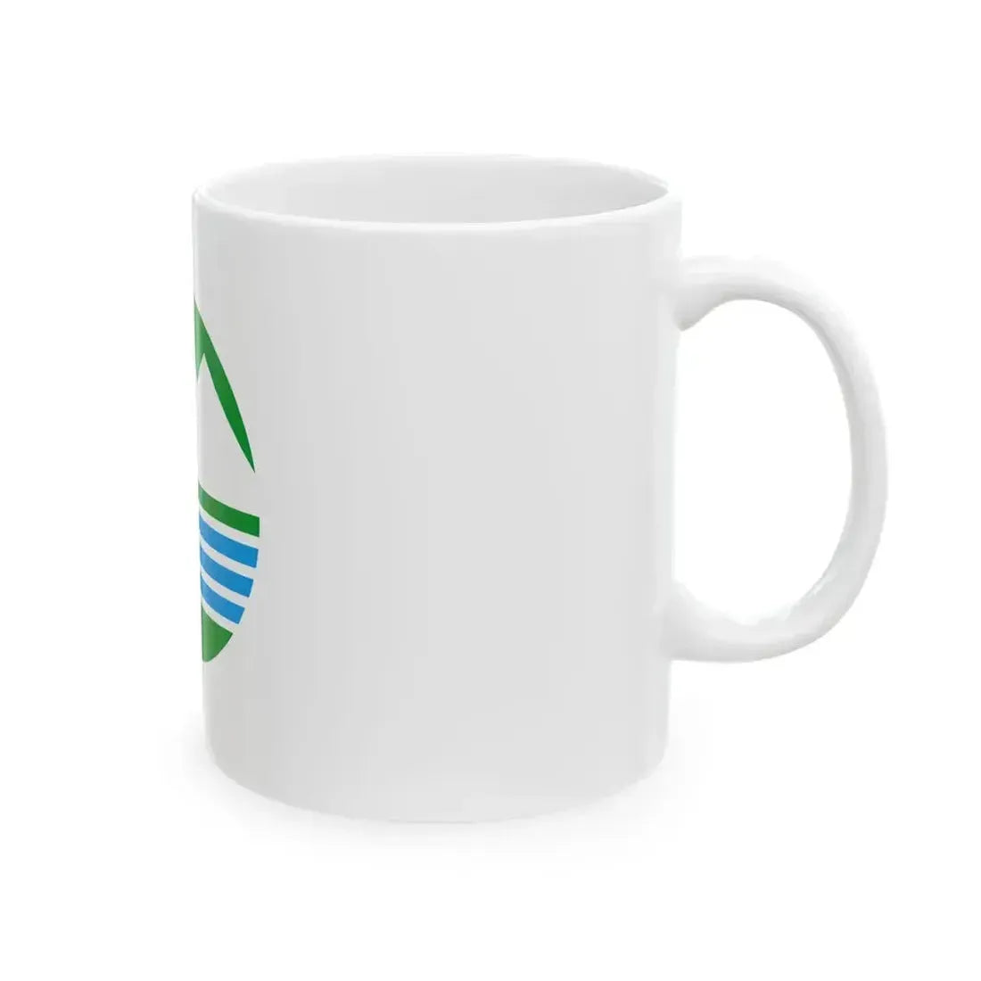 Flag of Chikusei Ibaraki (Japan) White Coffee Mug - Go Mug Yourself