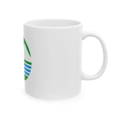 Flag of Chikusei Ibaraki (Japan) White Coffee Mug - Go Mug Yourself