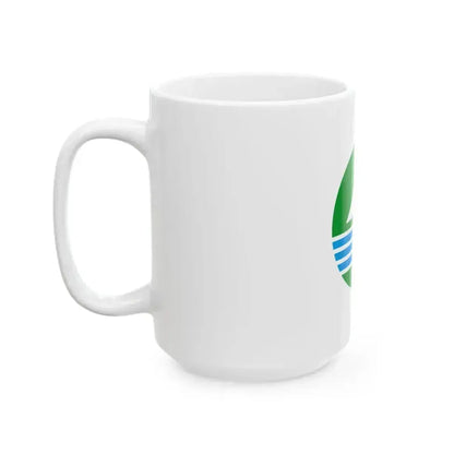 Flag of Chikusei Ibaraki (Japan) White Coffee Mug - Go Mug Yourself