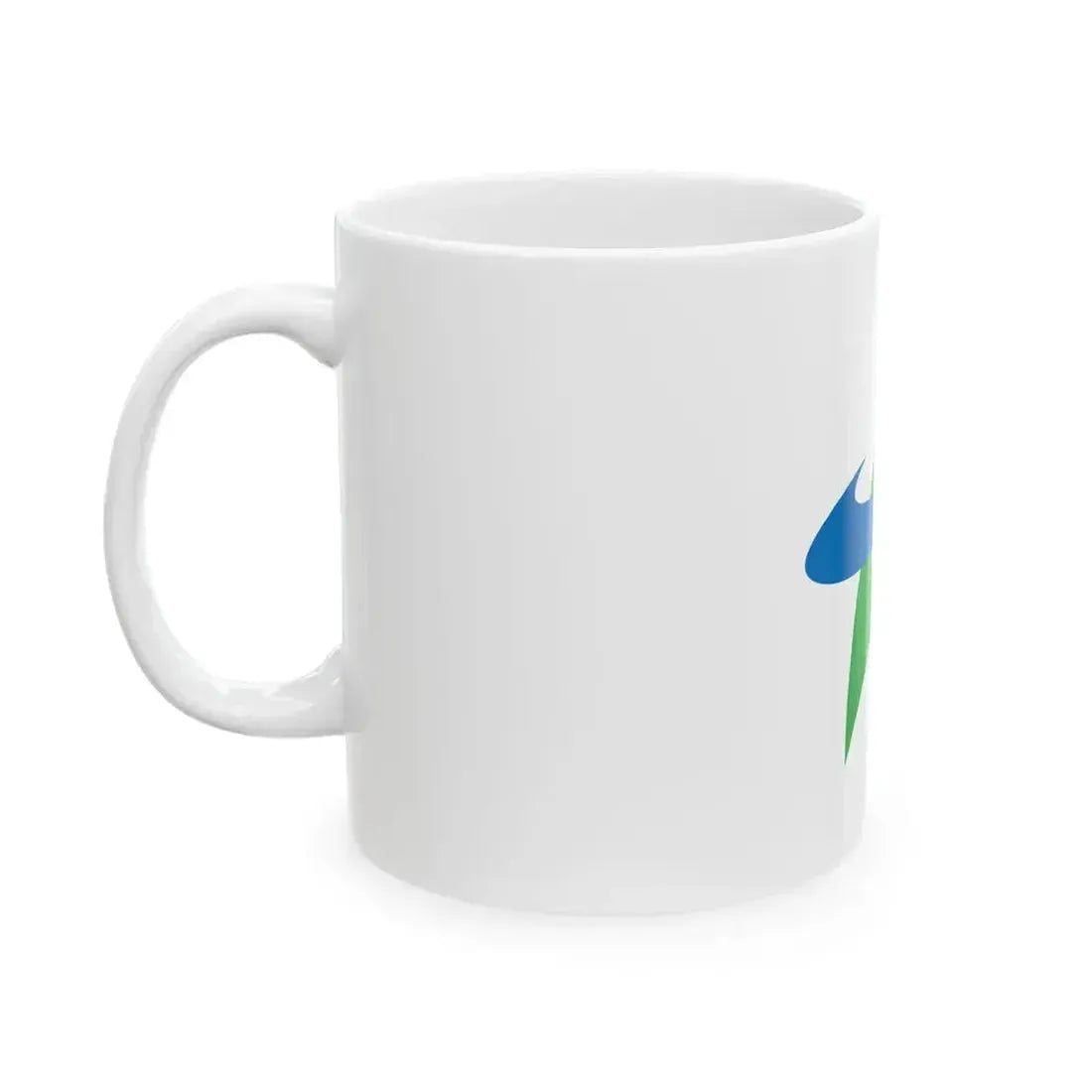 Flag of Chikuzen Fukuoka (Japan) White Coffee Mug - Go Mug Yourself