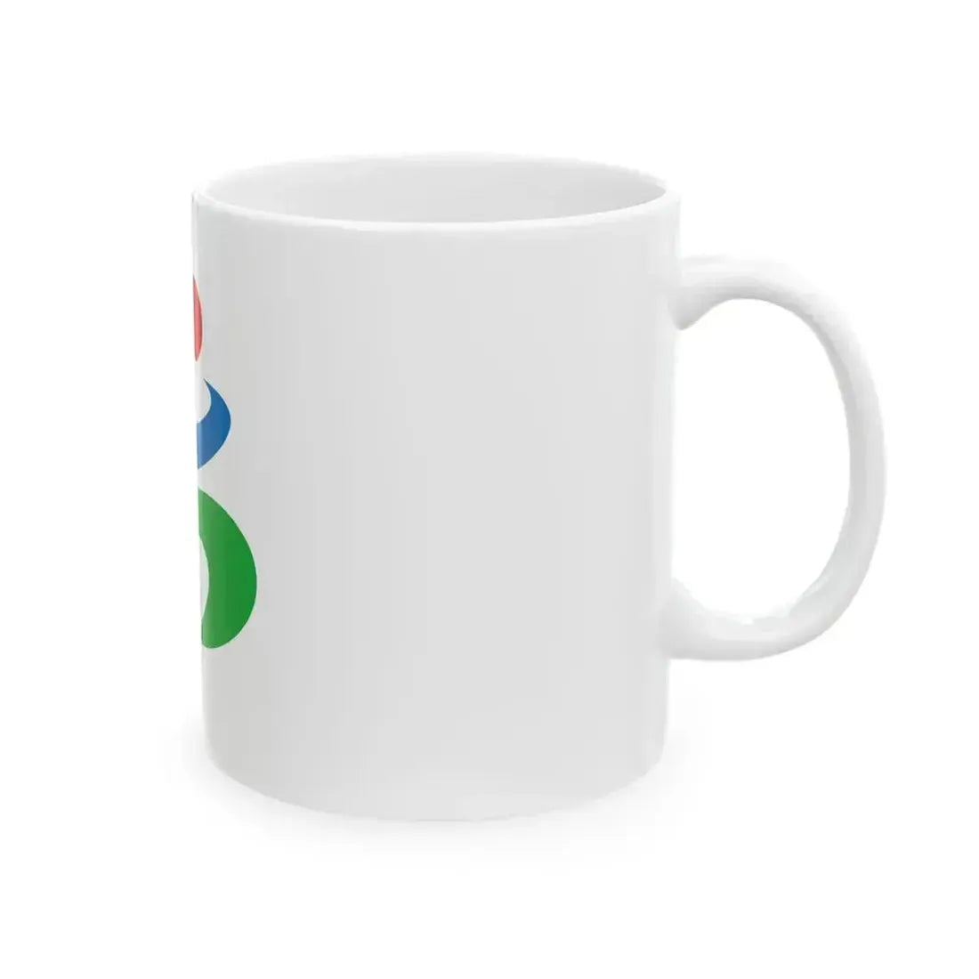 Flag of Chikuzen Fukuoka (Japan) White Coffee Mug - Go Mug Yourself