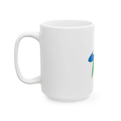 Flag of Chikuzen Fukuoka (Japan) White Coffee Mug - Go Mug Yourself