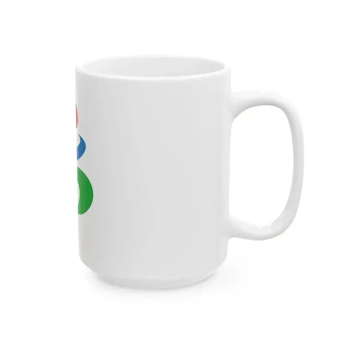 Flag of Chikuzen Fukuoka (Japan) White Coffee Mug - Go Mug Yourself