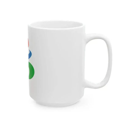 Flag of Chikuzen Fukuoka (Japan) White Coffee Mug - Go Mug Yourself