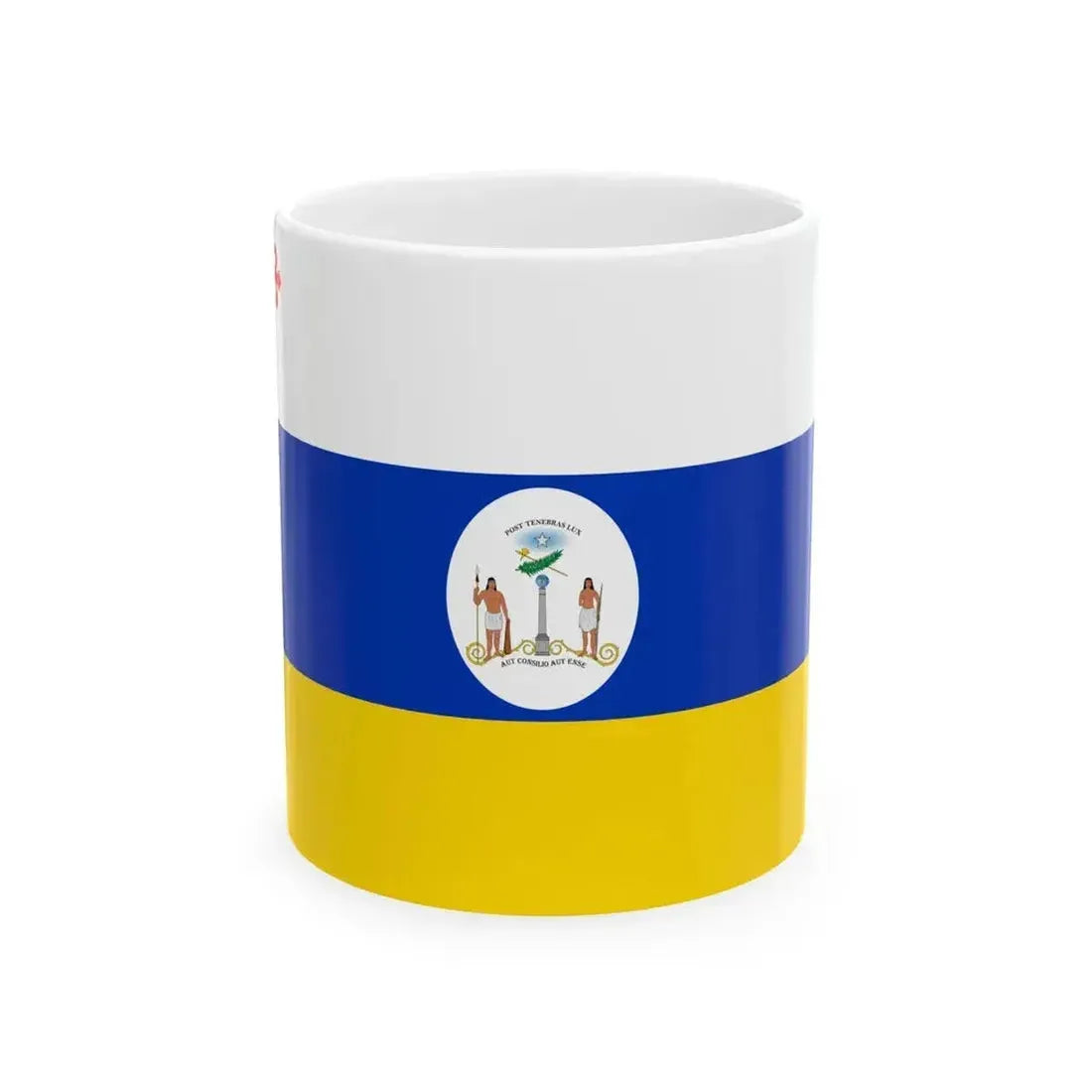 Flag of Chile 1812-1814 alternative (Chile) White Coffee Mug 11oz - Go Mug Yourself