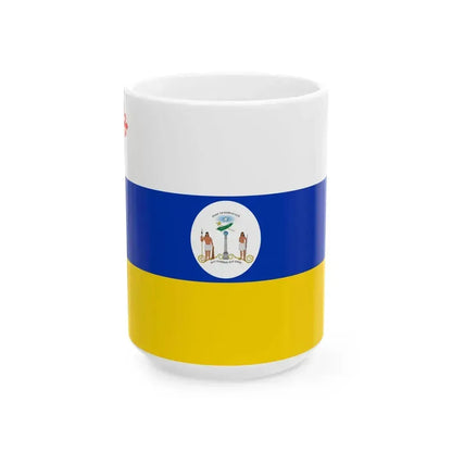 Flag of Chile 1812-1814 alternative (Chile) White Coffee Mug 15oz - Go Mug Yourself