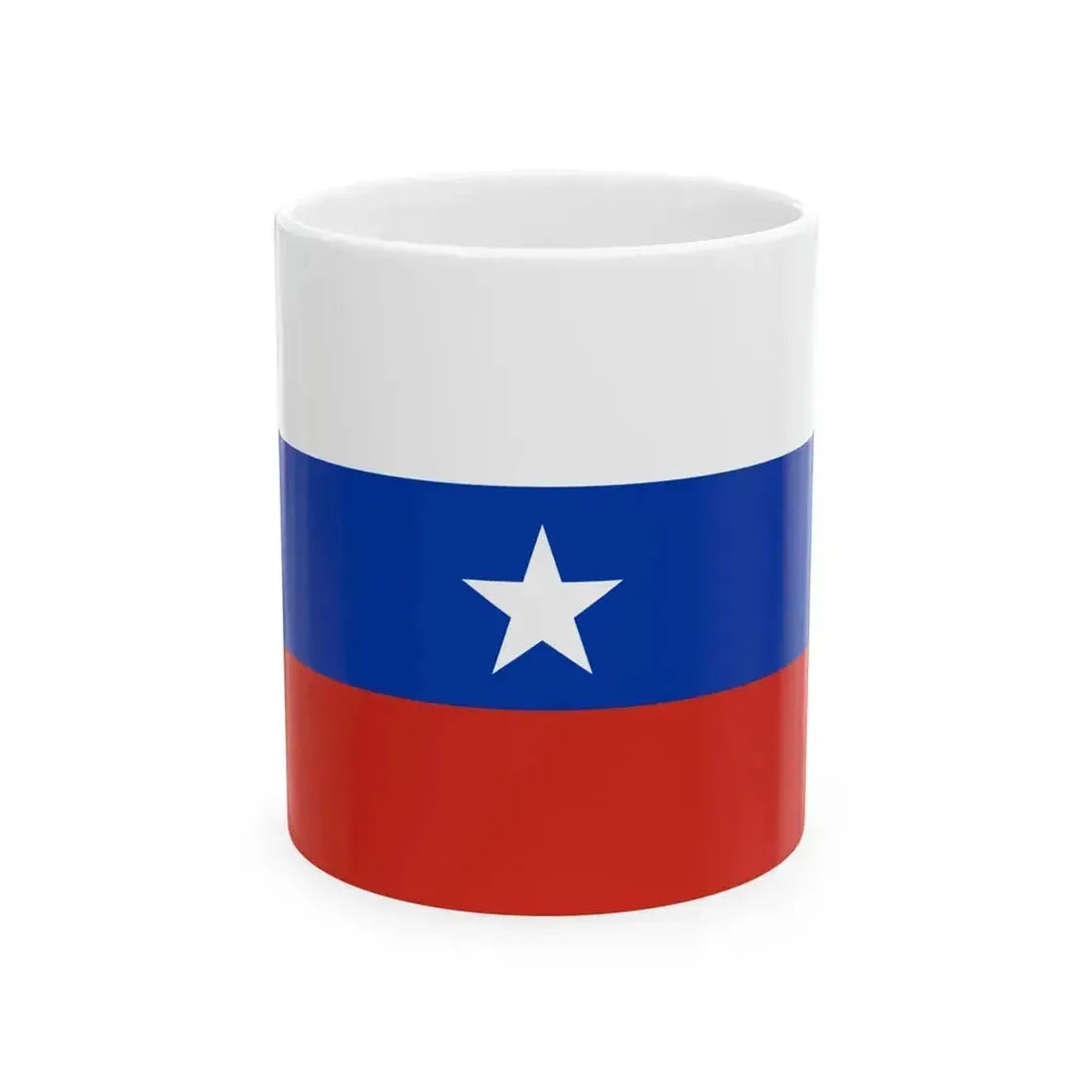 Flag of Chile 1817 2nd (Chile) White Coffee Mug 11oz - Go Mug Yourself