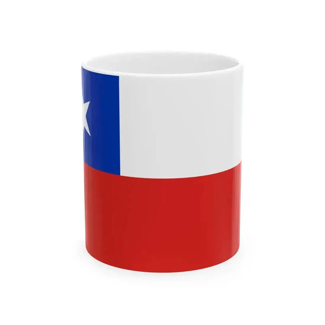 Flag of Chile 1818-1912 (Chile) White Coffee Mug 11oz - Go Mug Yourself