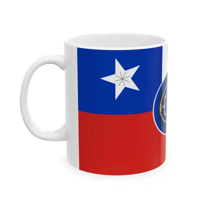 Flag of Chile 1818 (Chile) White Coffee Mug - Go Mug Yourself