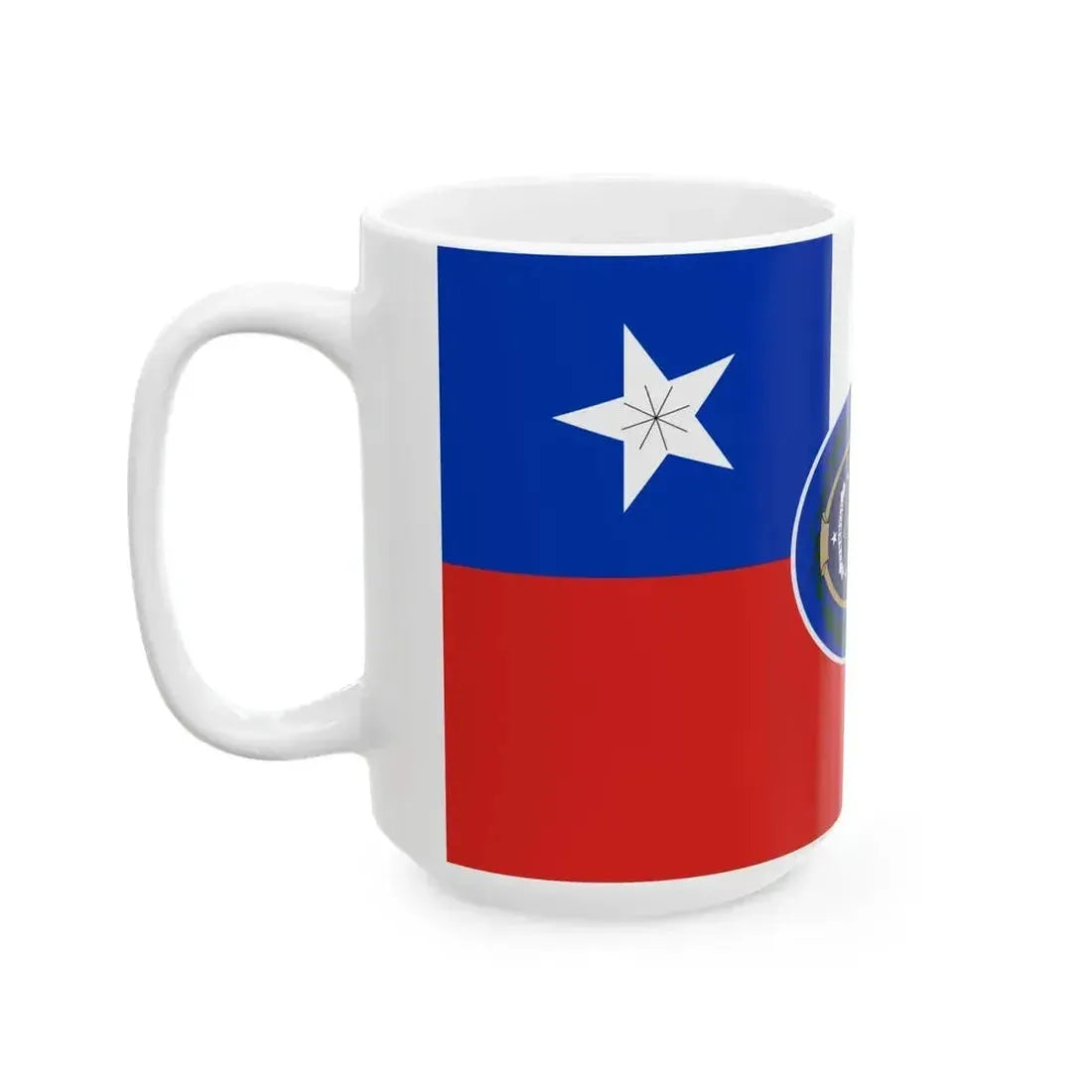 Flag of Chile 1818 (Chile) White Coffee Mug - Go Mug Yourself