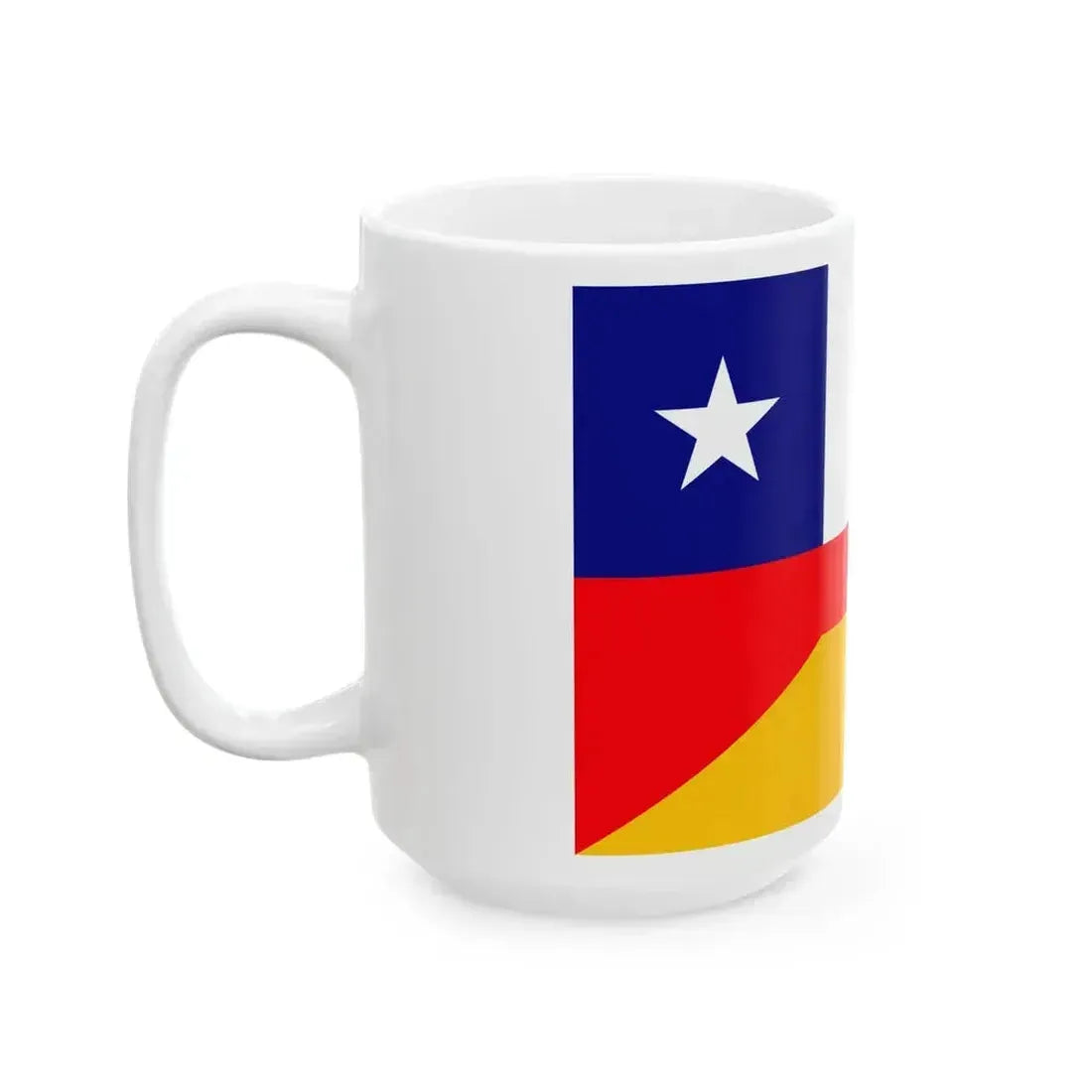 Flag of Chile and Germany (Germany) White Coffee Mug - Go Mug Yourself